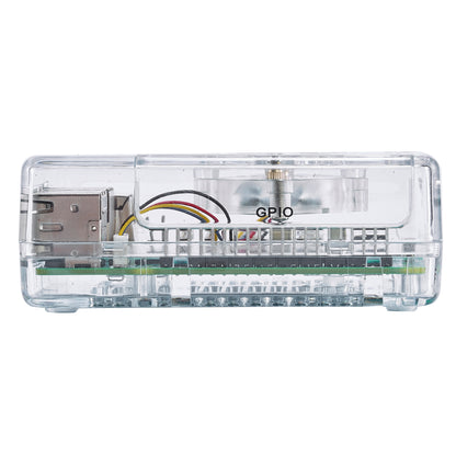 Vilros GLOWCOOL Clear Transparent ABS case For Raspberry Pi 5 With LED Fan