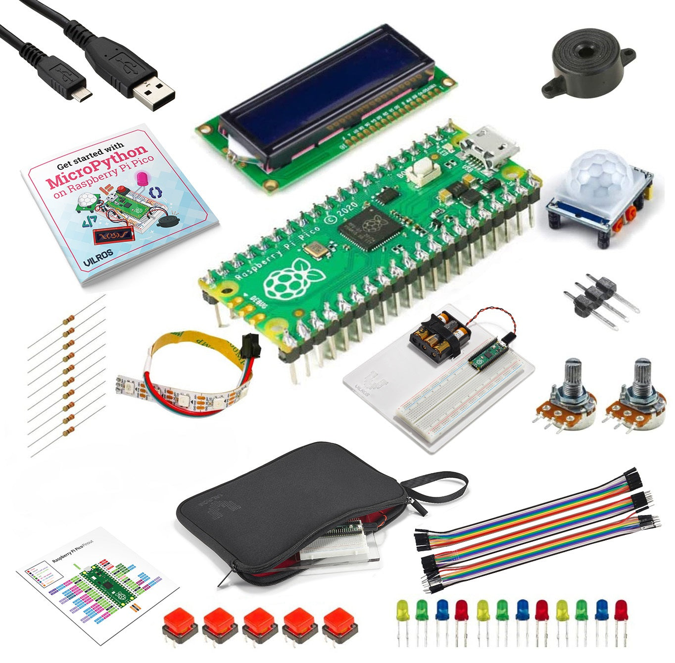 Vilros Getting Started With MicroPython on Raspberry Pi Pico Kit