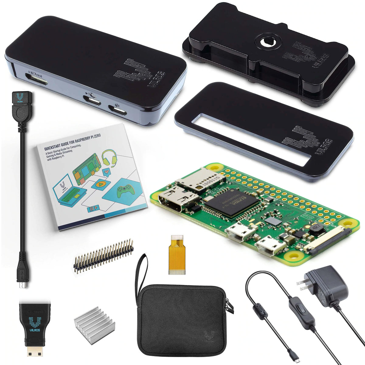 Vilros Raspberry Pi Zero W Basic Starter Kit - Vilros.com