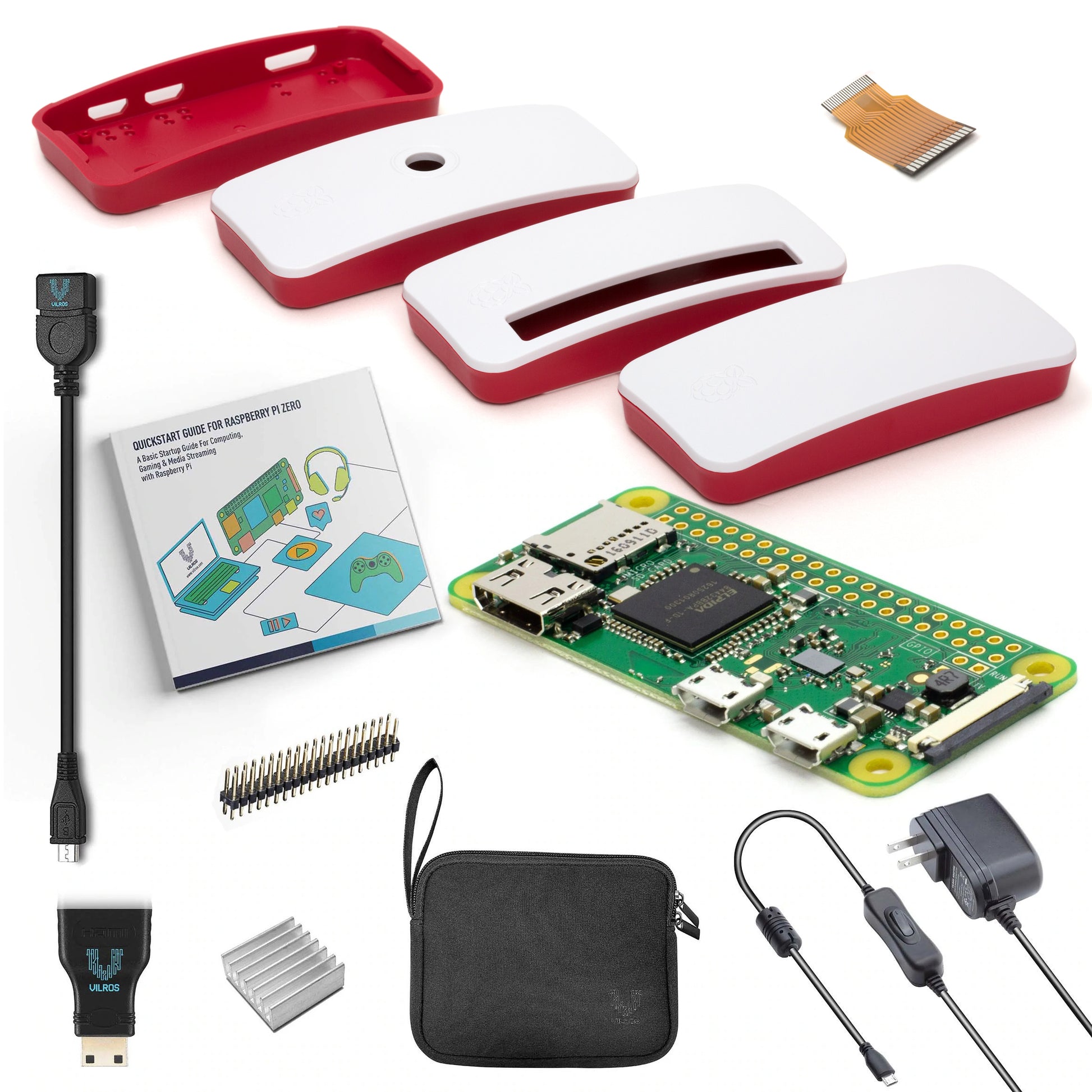 Vilros Raspberry Pi Zero W Basic Starter Kit - Vilros.com
