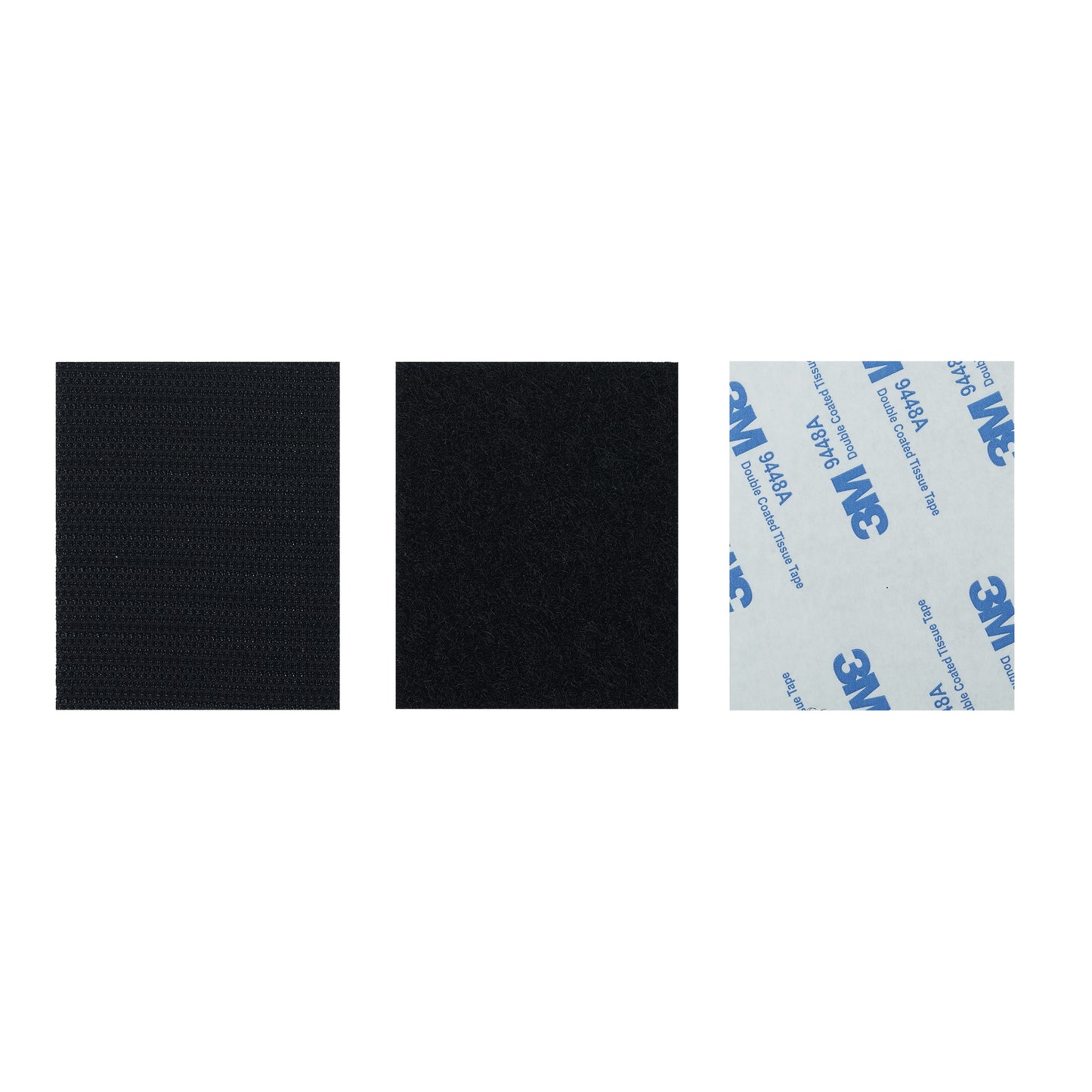 2.5 x 2 Inch Velcro Strips for Case Mounting- 2 Sets (4 strips)