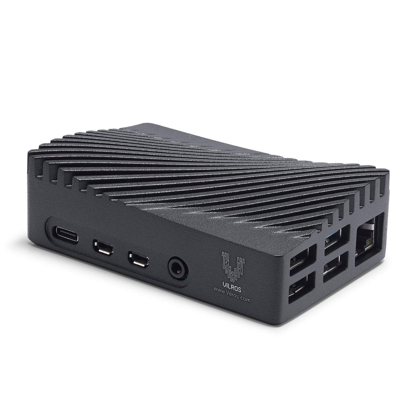 Vilros Raspberry Pi 4 Compatible Aluminum Alloy Passive Cooling Case (NO Fan)