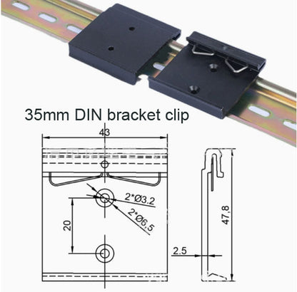 Vilros Pi 5 Case DIN Rail Mount