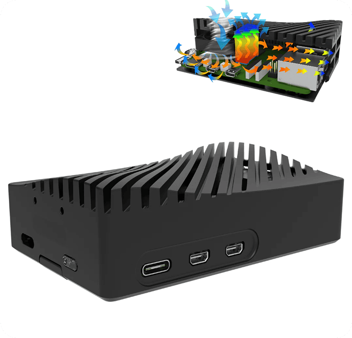 Compatible Aluminum Alloy Active + Passive Cooling Case