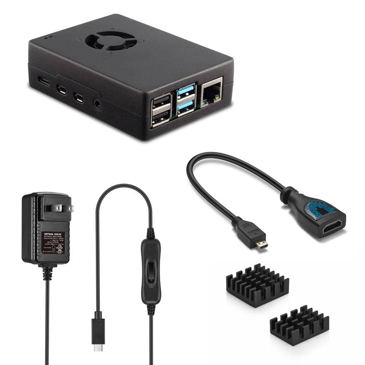 Raspberry Pi 4 Essential Hardware Bundle