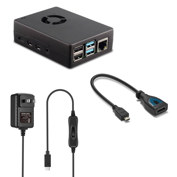 Raspberry Pi 4 Essential Hardware Bundle