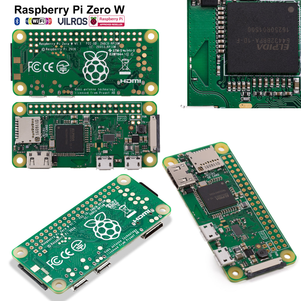 Vilros Raspberry Pi Zero W Barebones Starter Kit - Vilros.com