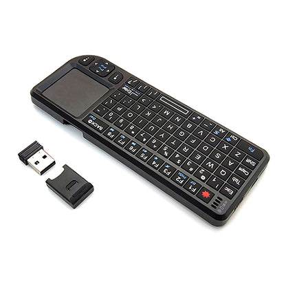 Mini 2.4 G Wireless Keyboard With Touch Pad with Internal Battery