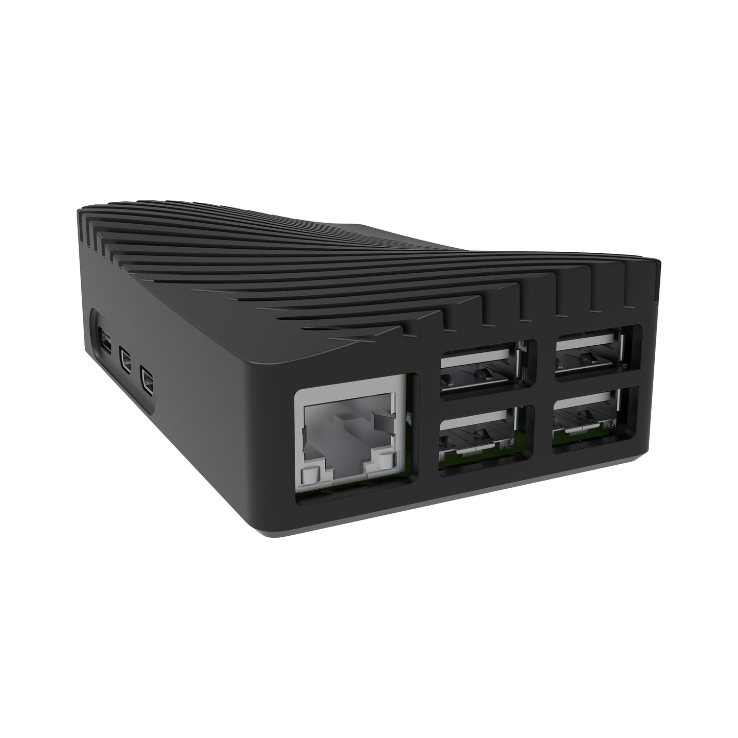 Vilros "WAVE" Raspberry Pi 5 Compatible Aluminum Alloy Active + Passive Cooling Case