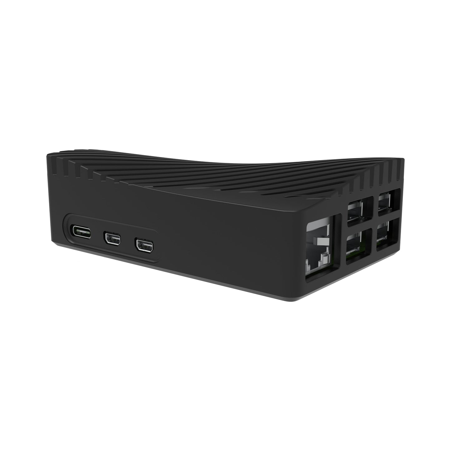 Vilros "WAVE" Raspberry Pi 5 Compatible Aluminum Alloy Active + Passive Cooling Case