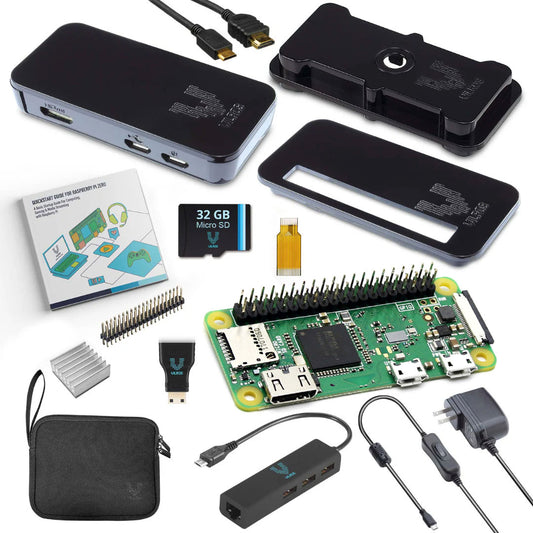 Vilros Raspberry Pi Zero W MAX Kit (Special Edition with attached header)