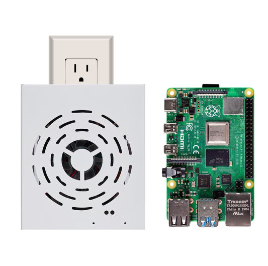 Raspberry Pi 4 Preinstalled in Plug-n-Pi Case