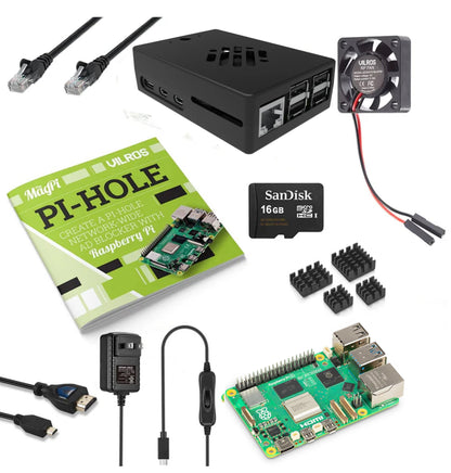 Vilros Raspberry Pi 5 Network Wide Ad Blocking Kit