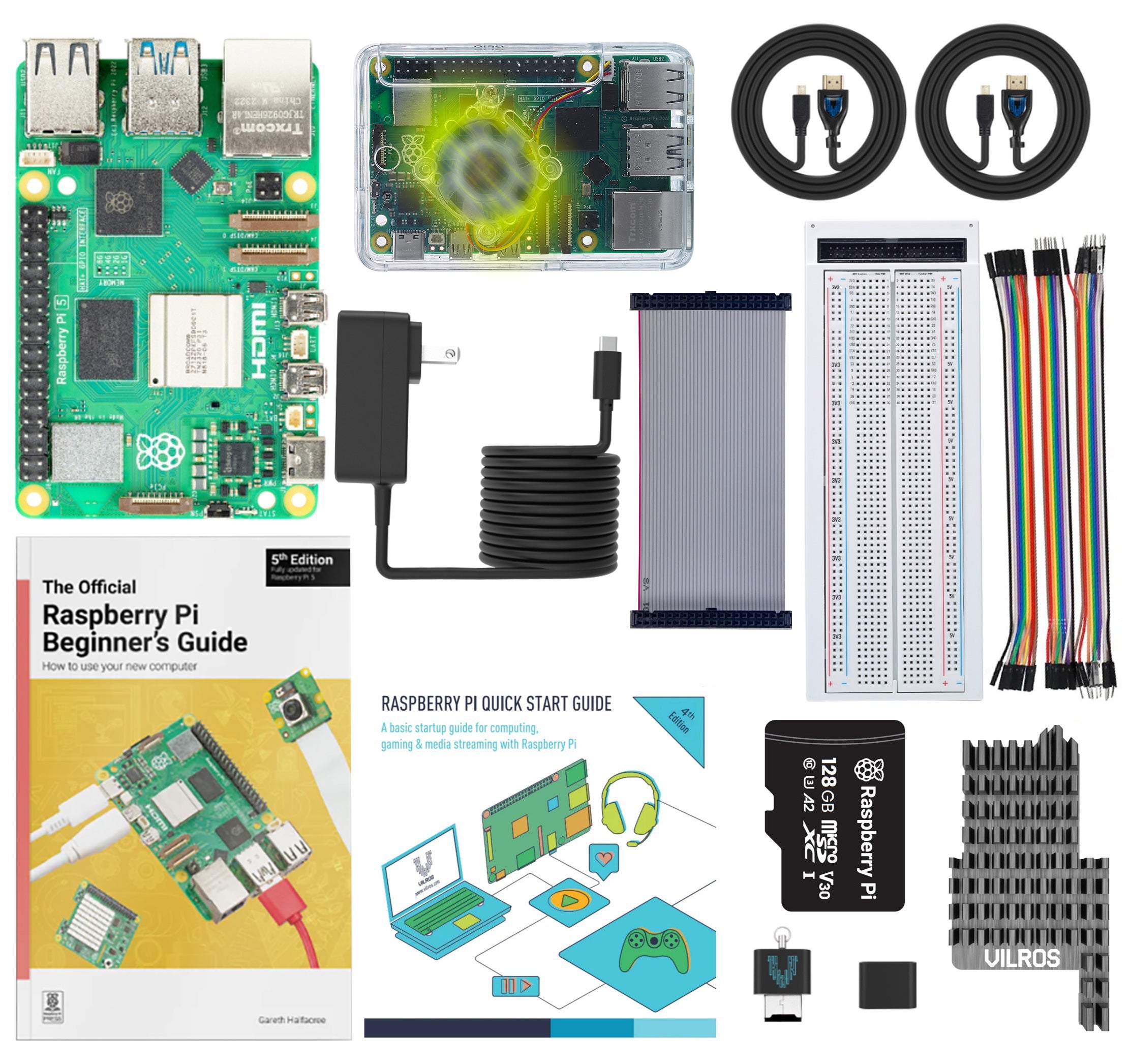 Raspberry Pi 5 Beginners Kit – Vilros.com