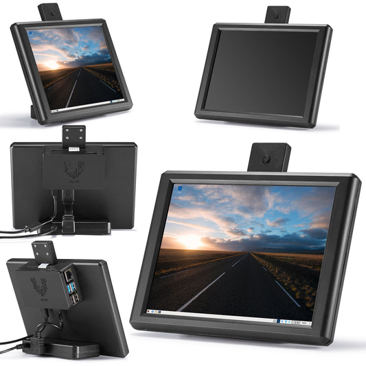 Vilros 8 Inch 1024x768 Screen and Stand for Raspberry Pi 4 & Raspberry Pi 3