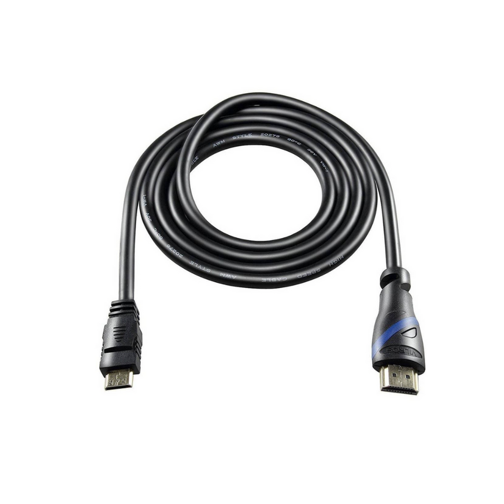 HDMI to MINI HDMI Cable for Raspberry Pi Zero / Zero W--NOT compatible with Raspberry Pi 4 - Vilros.com