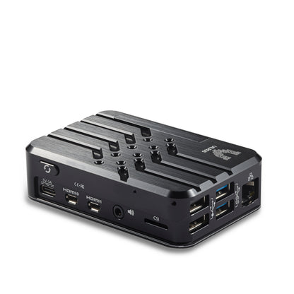 Vilros Raspberry Pi 4 Compatible Deluxe Passive Cooling Case- Black - Vilros.com