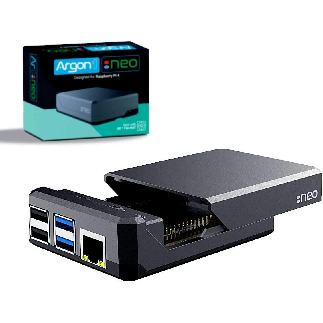Argon NEO Raspberry Pi 4 Case - Vilros.com