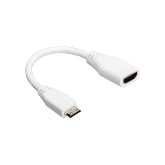 Mini HDMI Male to Standard HDMI Female Cable For Pi Zero - Vilros.com