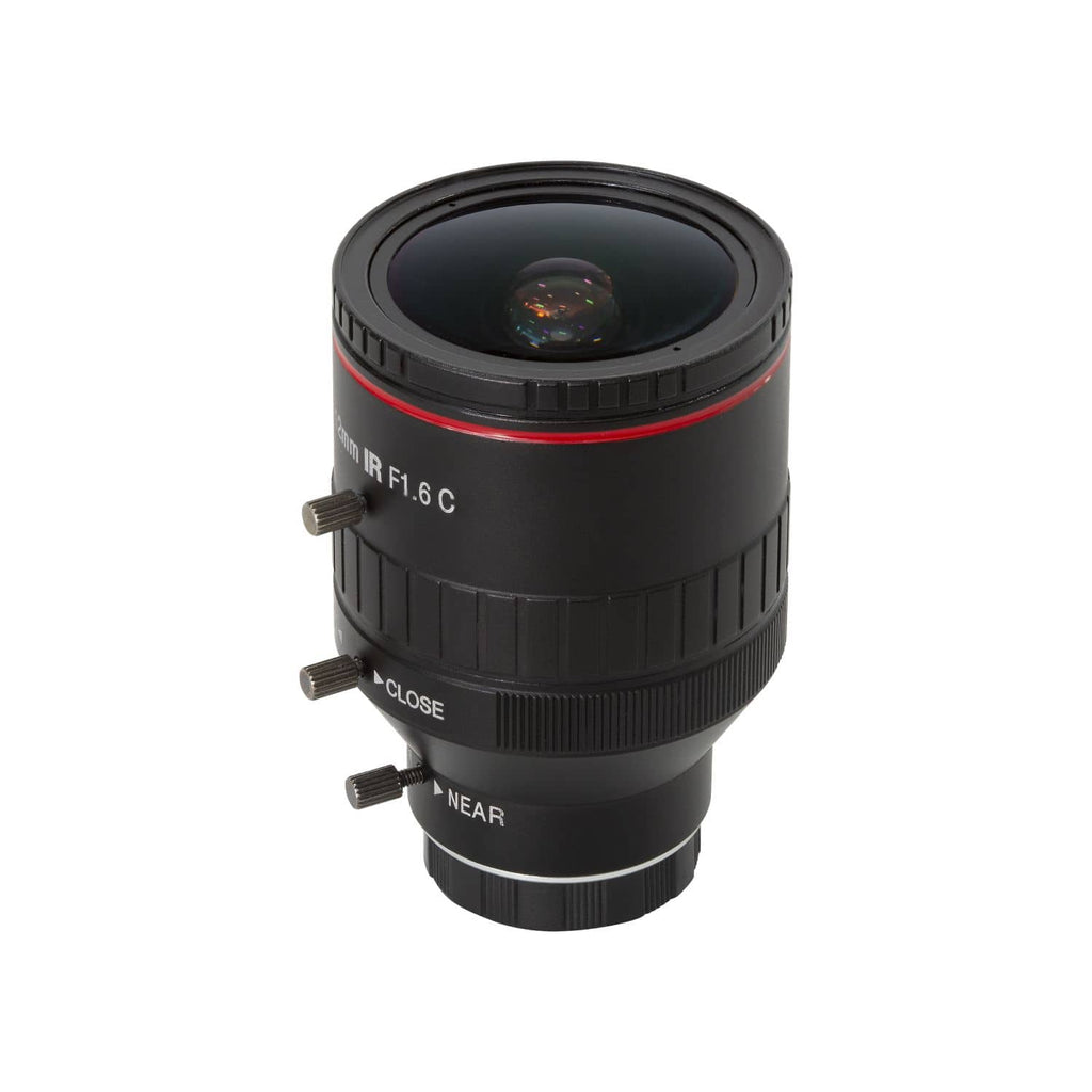 Arducam 2.8-12mm Varifocal C-Mount Lens for Raspberry Pi HQ Camera, with C-CS Adapter - Vilros.com
