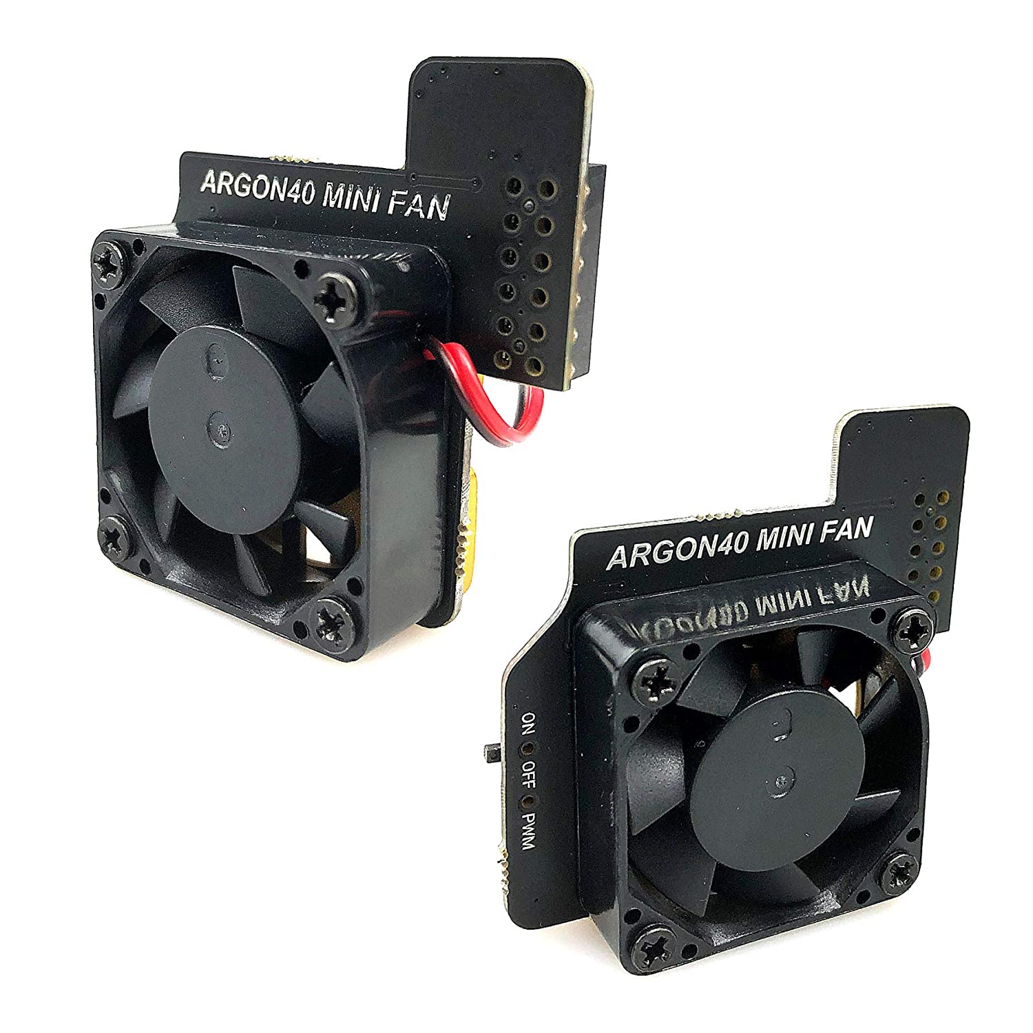 Argon Mini Fan for Raspberry Pi 4 with Built-in Heatsink | ON-Off Switch | PWM Controllable - Vilros.com