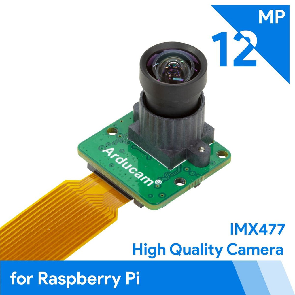 Arducam 12MP IMX477 Mini High Quality Camera Module for Raspberry Pi and Pi zero - Vilros.com