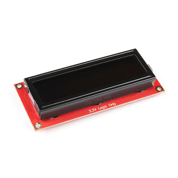 SparkFun 16x2 SerLCD - RGB Text With Presoldered 16 pin Header - Vilros.com