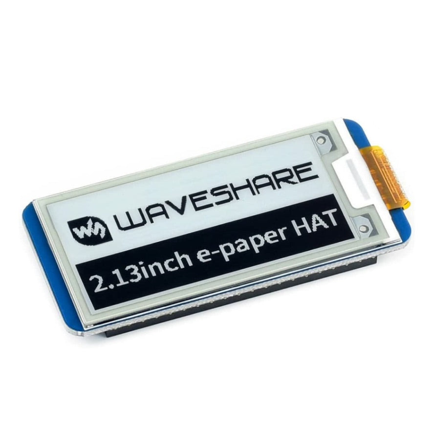 Waveshare 250x122, 2.13inch E-Ink display HAT for Raspberry Pi - Vilros.com