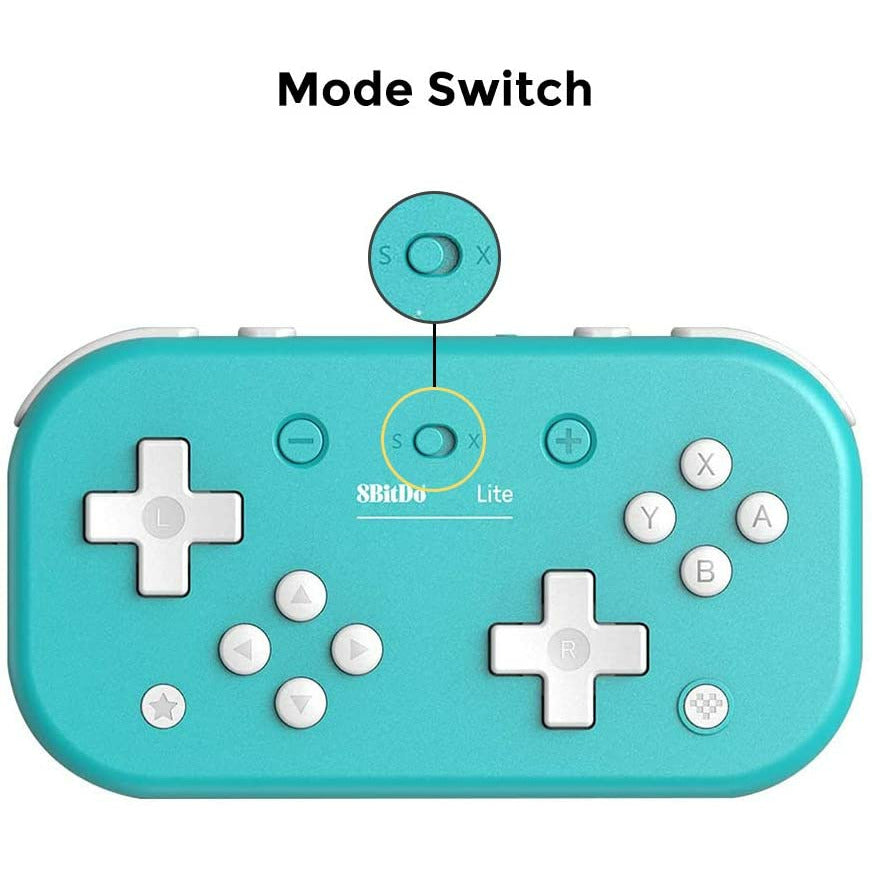 8Bitdo Lite Bluetooth Gamepad-(Turquoise Edition) - Vilros.com