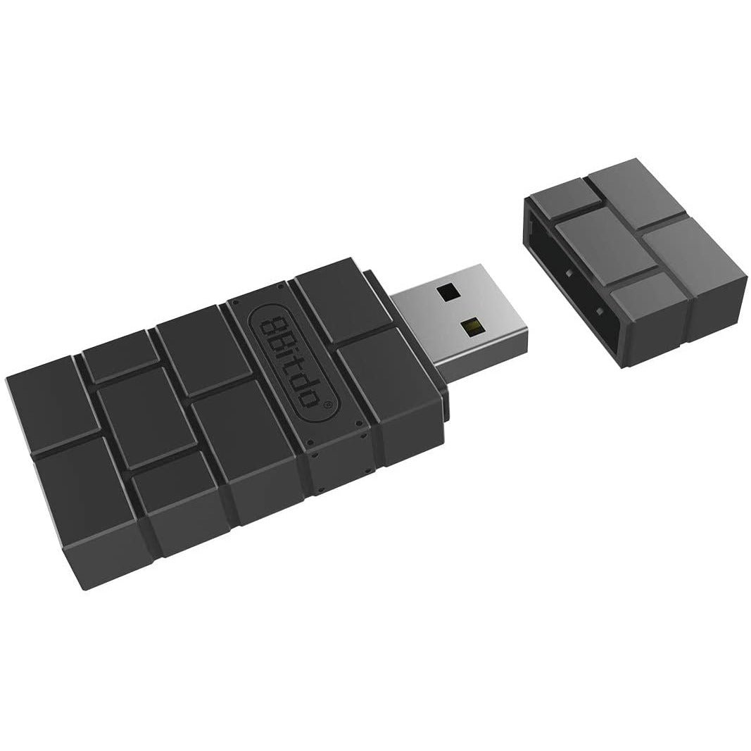 8Bitdo Wireless USB Adapter for Switch, Windows, Mac & Raspberry Pi -  Compatible with Xbox, PS5 Controllers