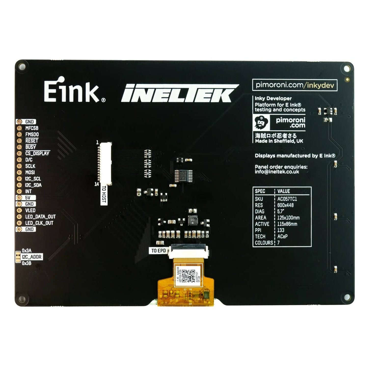 Pimoroni Inky Developer - Vilros.com