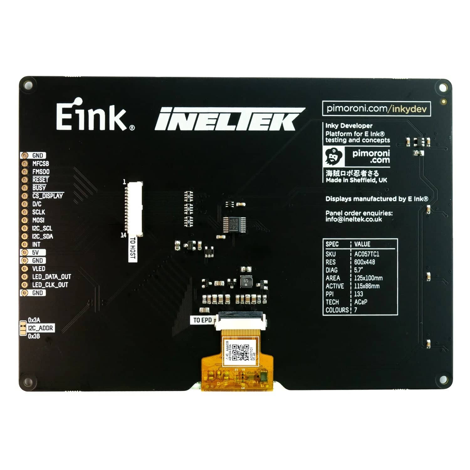 Pimoroni Inky Developer - Vilros.com