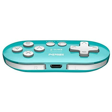 8Bitdo Zero 2 Mini Bluetooth Gamepad for Switch Windows Android MacOS Steam Raspberry Pi (Turquoise) - Vilros.com