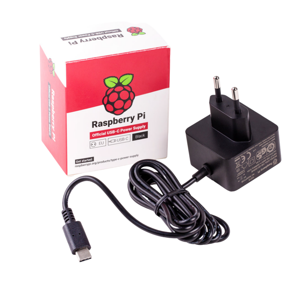 Official Raspberry Pi 4 Power Supply-(EU Version--NOT Compatible with US Outlets) UL - Vilros.com
