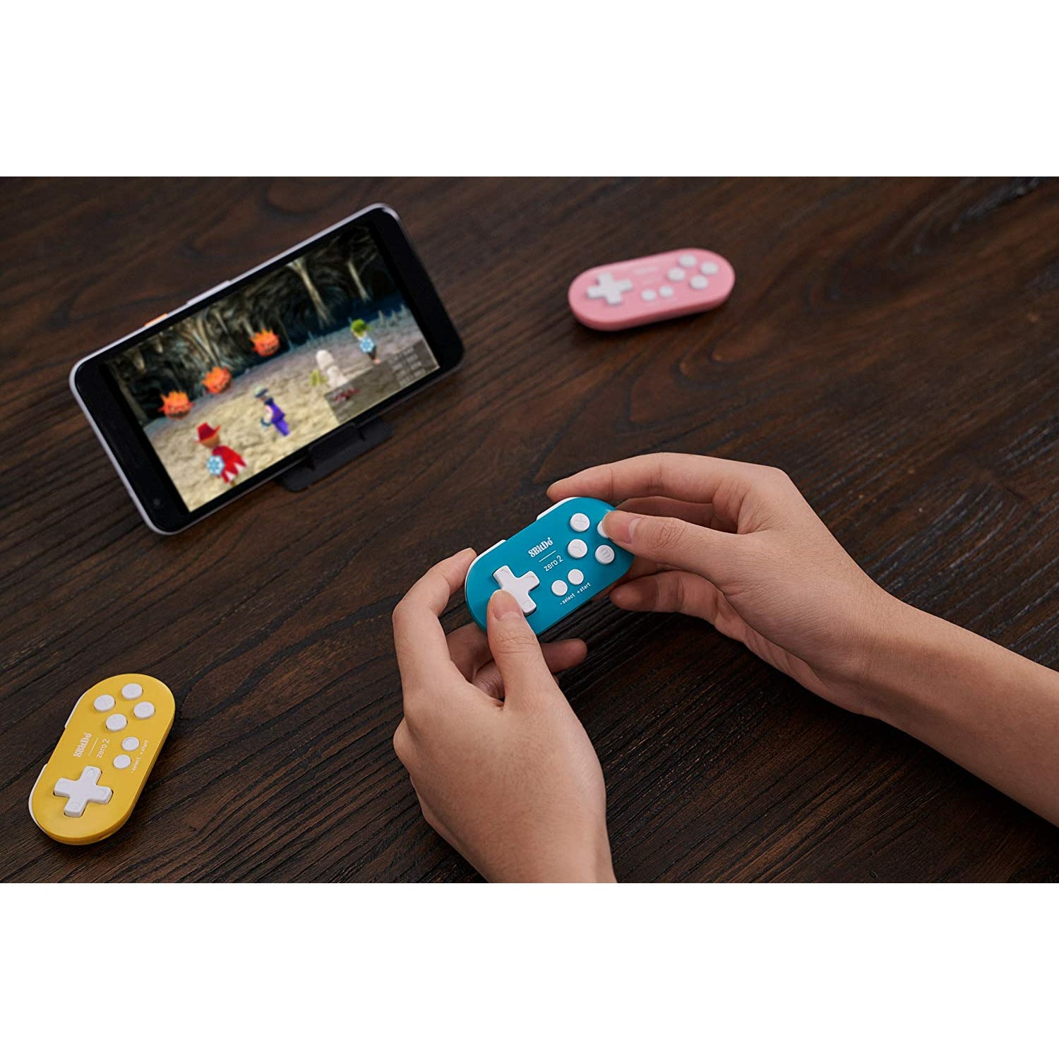 8Bitdo Zero 2 Mini Bluetooth Gamepad for Switch Windows Android MacOS Steam Raspberry Pi (Turquoise) - Vilros.com