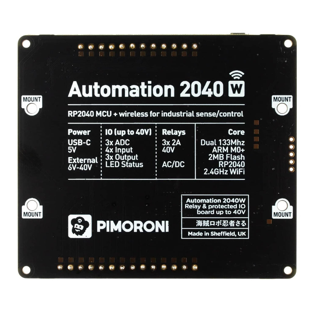 Automation 2040 W (Pico W Aboard) - Vilros.com