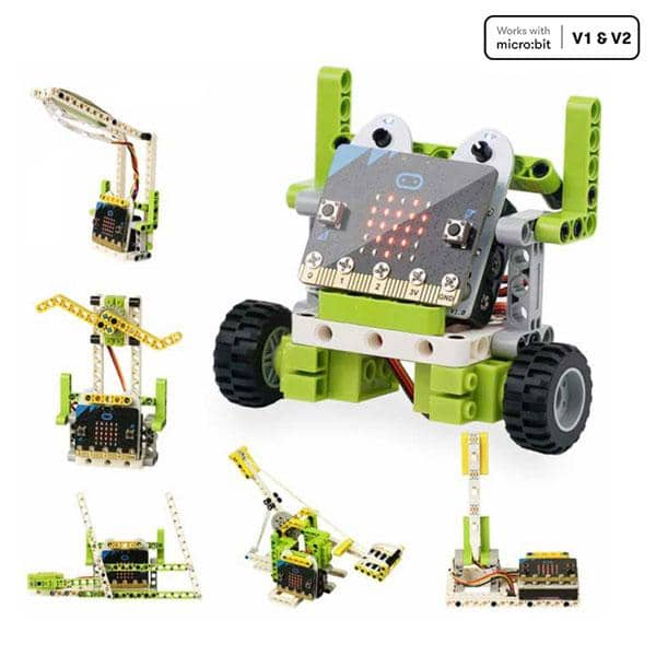 Elecfreaks 6 IN 1 Ring:bit Bricks Pack : Lego compatible building and coding kit for micro:bit（micro:bit board NOT INCLUDED） - Vilros.com