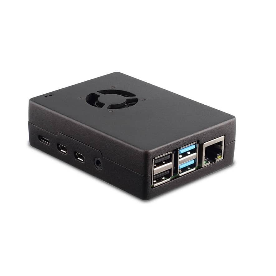 Vilros Raspberry Pi 4 Compatible Heavy-Duty Aluminum Alloy Case with Pre-installed Ready to Connect Fan - Vilros.com