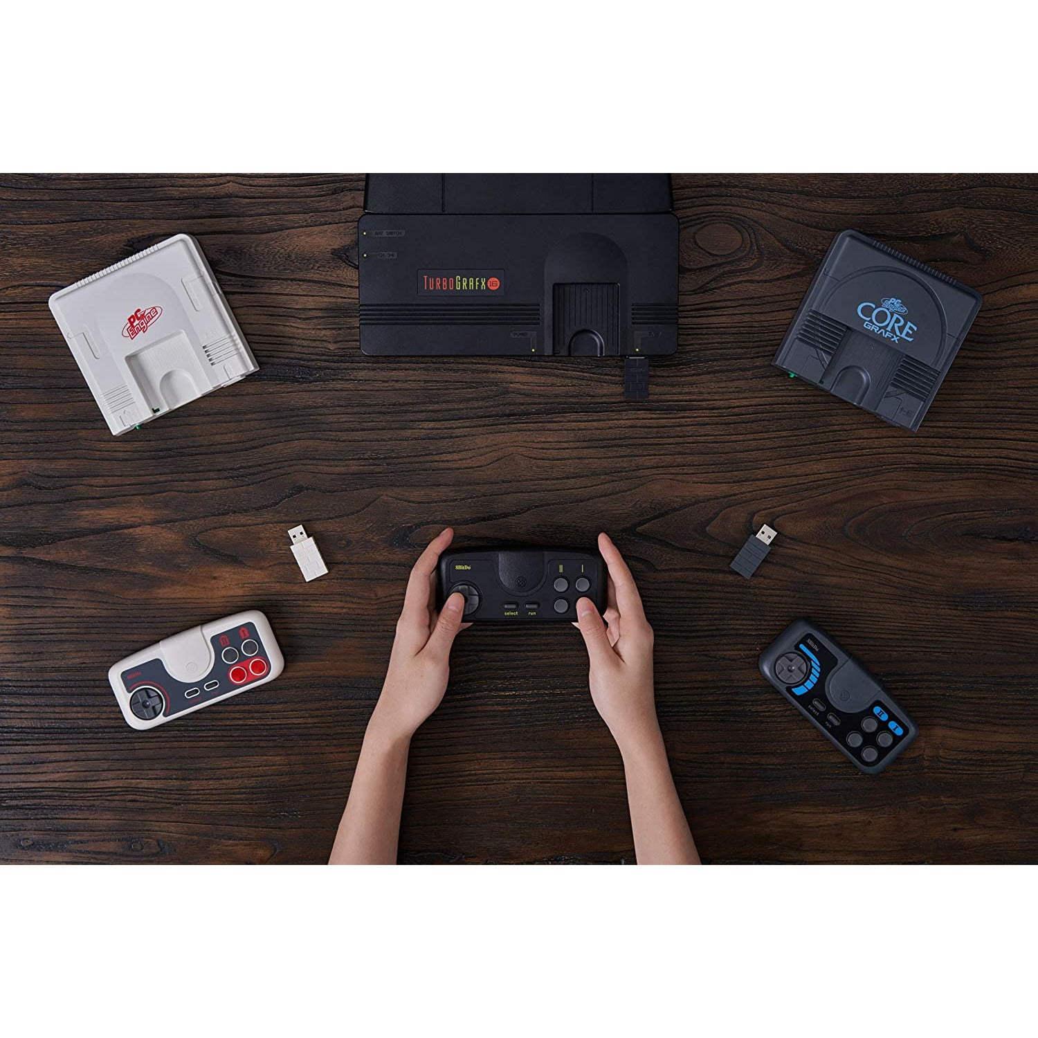 8Bitdo TG16 2.4G Wireless Gamepad for PC Engine Mini, PC Engine CoreGrafx Mini, TurboGrafx-16 Mini & Nintendo Switch (TG16 Edition) - Vilros.com