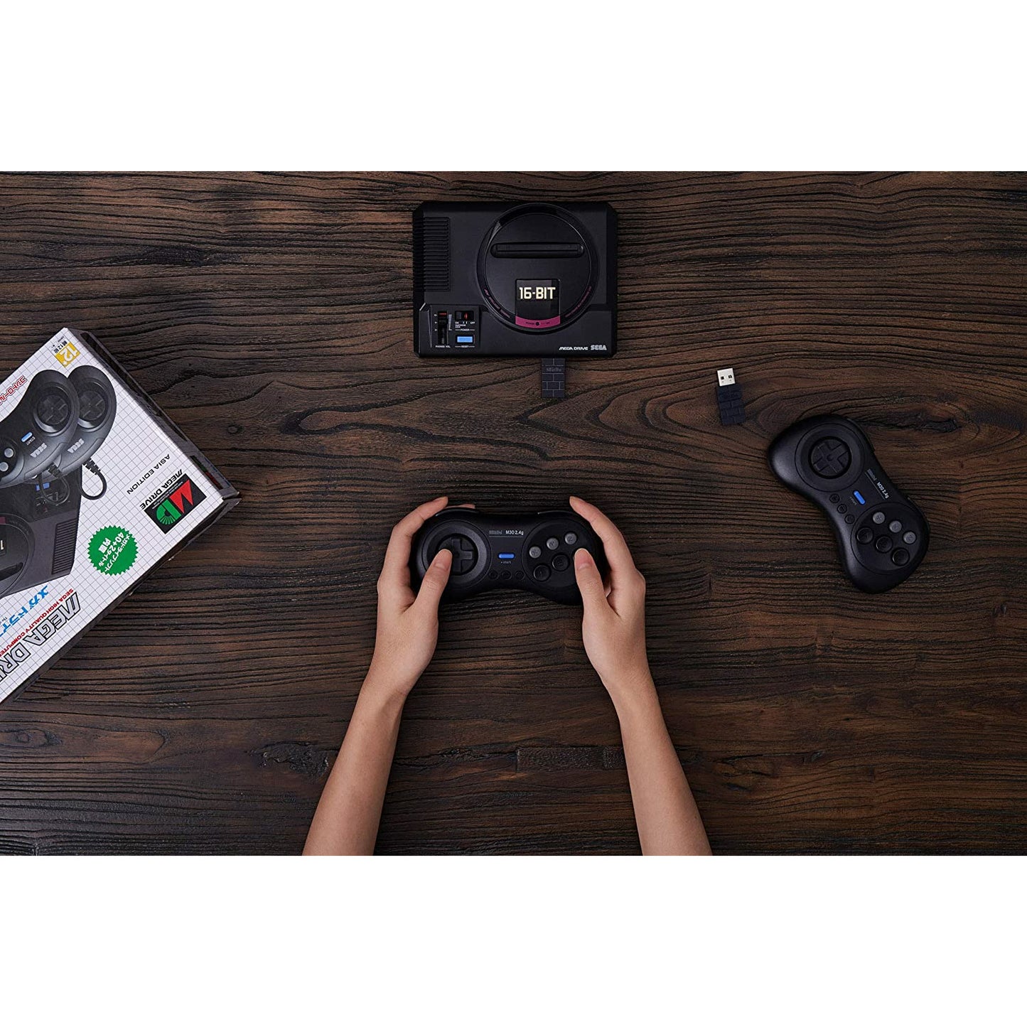 8Bitdo M30 2.4G Wireless Gamepad for Sega Genesis Mini and Mega Drive Mini - Sega Genesis - Vilros.com