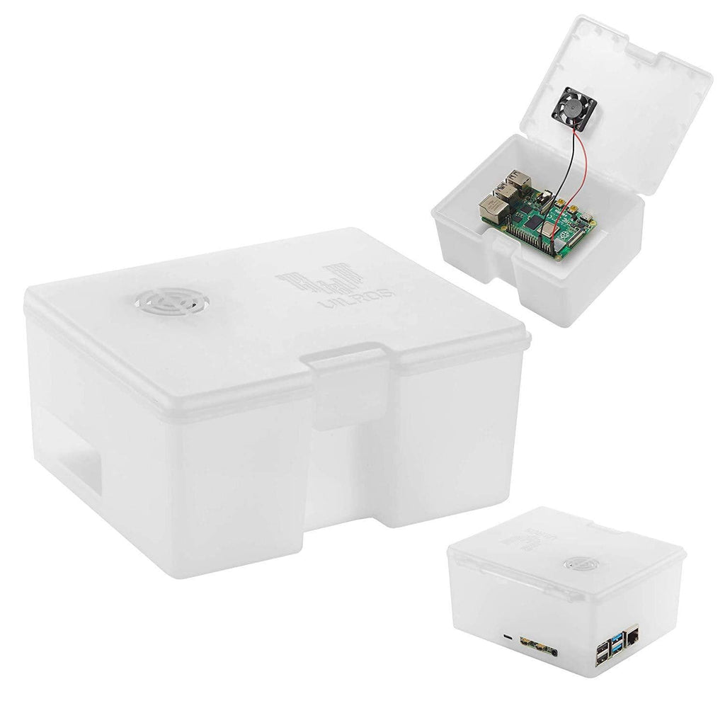Vilros Raspberry Pi 4 Compatible Use and Store Case with Preinstalled Fan - Vilros.com