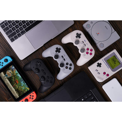 8BitDo Pro 2 Bluetooth Controller for Switch/Switch OLED, PC, macOS, Android, Steam & Raspberry Pi - Vilros.com