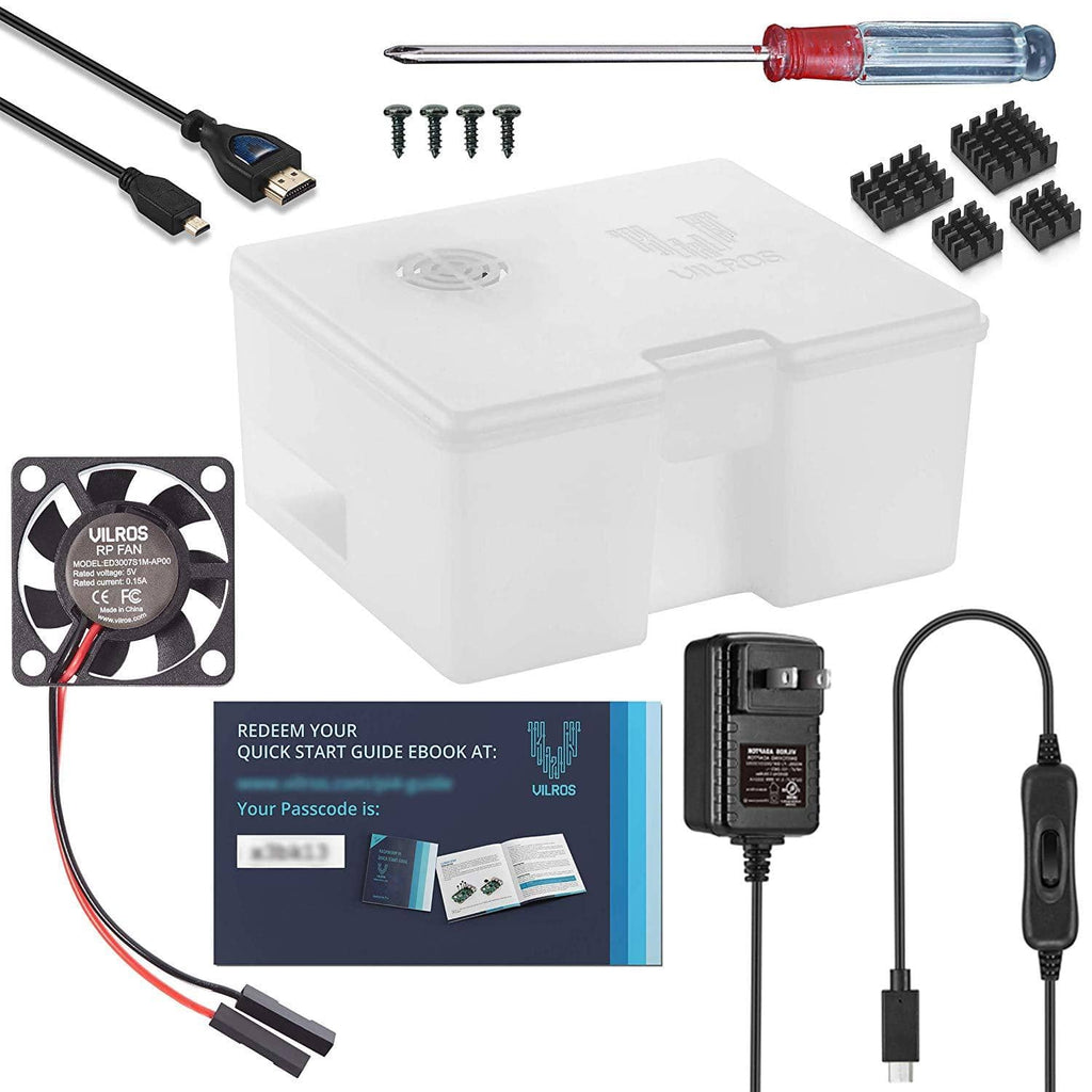 Vilros Raspberry Pi 4 Compatible Use and Store Accessory Set – Vilros.com