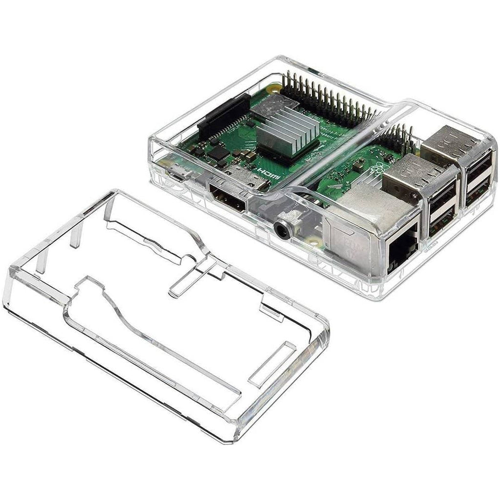 Vilros Clear Case with Dual Multi-Purpose Covers For Raspberry Pi 3 - Vilros.com