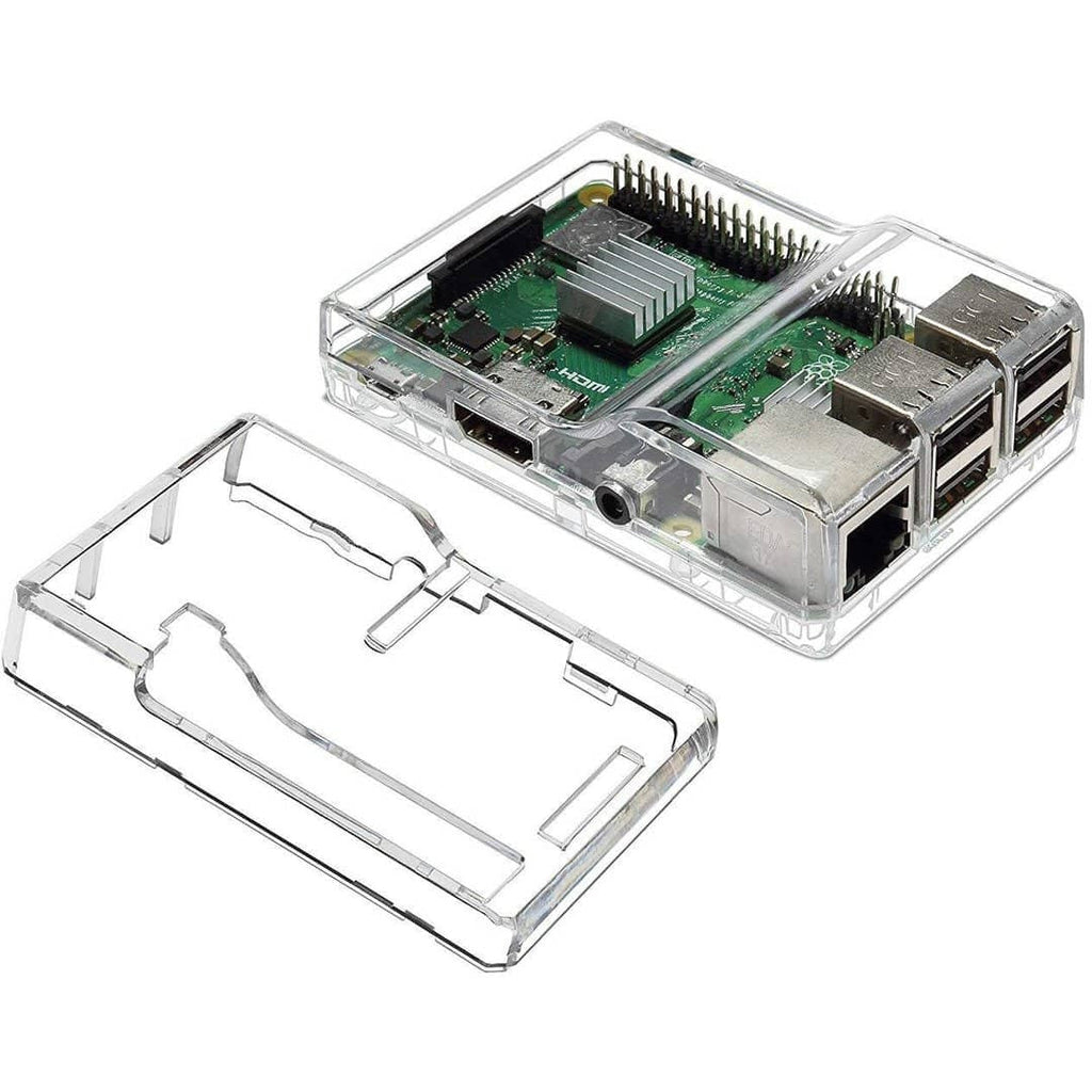 Vilros Clear Case with Dual Multi-Purpose Covers For Raspberry Pi 3 - Vilros.com