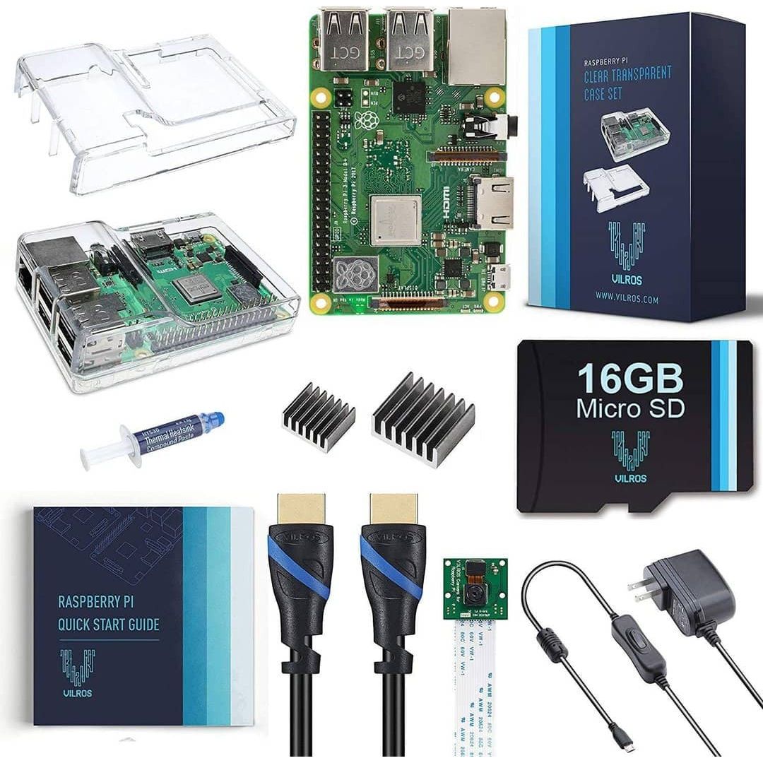 Raspberry Pi 3 Model B Plus Complete Kit w Camera Module | vilros.com ...