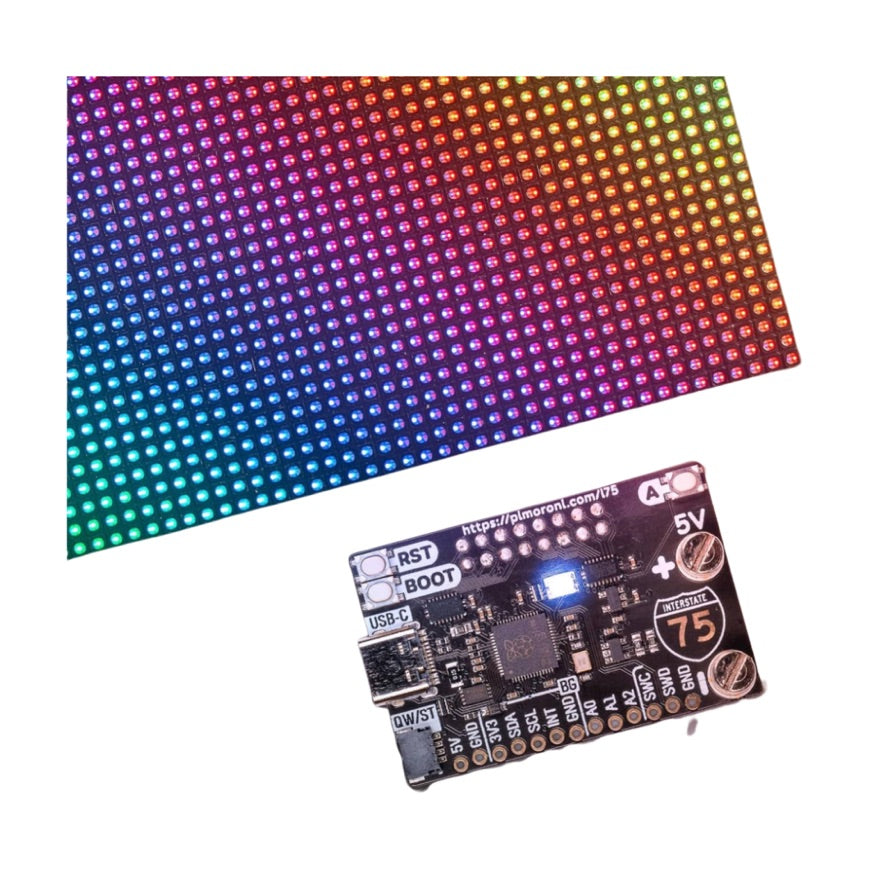 Pimoroni Interstate 75 - RGB LED Matrix Driver - Vilros.com