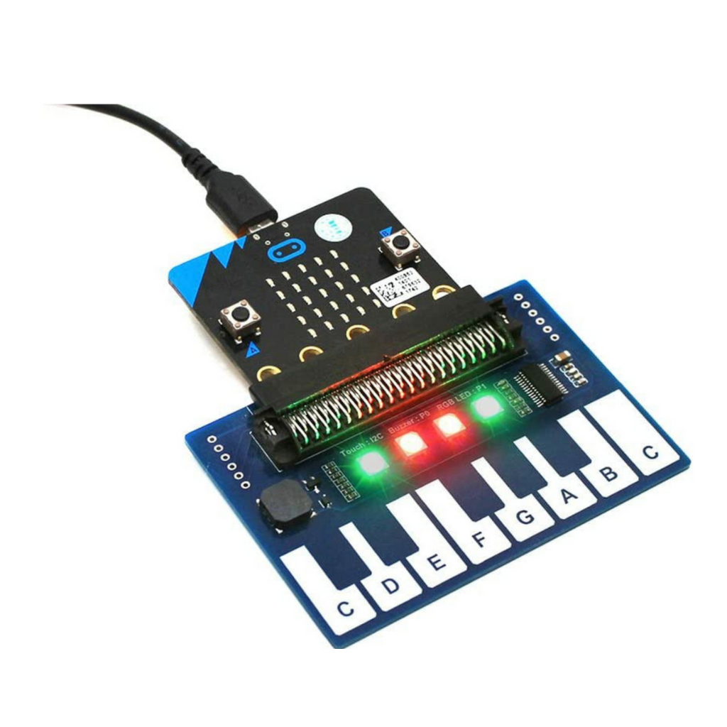 Waveshare Mini Piano Module for micro:bit, Touch Keys to Play Music - Vilros.com