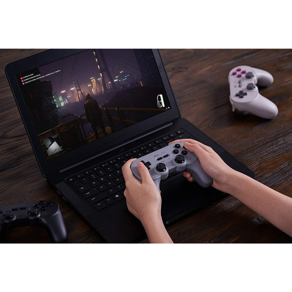 8BitDo Pro 2 Bluetooth Controller for Switch/Switch OLED, PC, macOS, Android, Steam & Raspberry Pi - Vilros.com