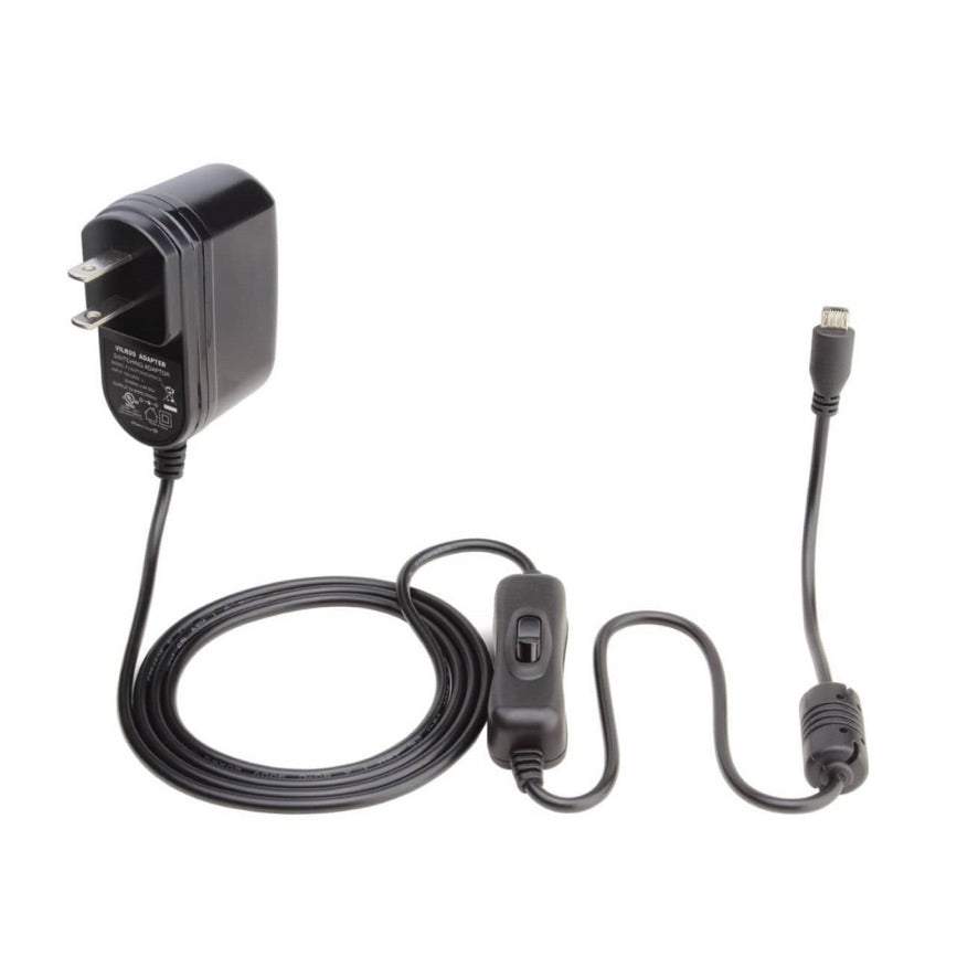 Vilros 2.5A Micro USB Power Supply with On/Off Switch for Raspberry Pi (NOT compatible With Pi 4) - Vilros.com